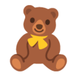 Teddy Bear u1f9f8 Icon 256 x 256