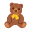 Teddy Bear u1f9f8 Icon 64 x 64