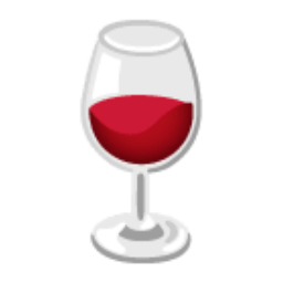 Wine Glass u1f377 Icon 256 x 256