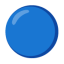 Blue Circle u1f535 Icon 64 x 64