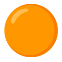 Orange Circle u1f7e0 Icon 128 x 128