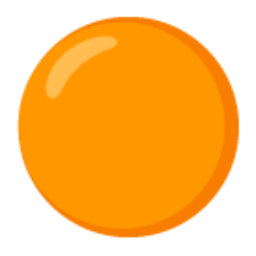 Orange Circle u1f7e0 Icon 256 x 256