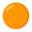 Orange Circle u1f7e0 Icon 64 x 64