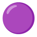 Purple Circle u1f7e3 Icon 128 x 128
