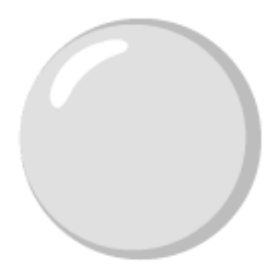 White Circle u26aa Icon 256 x 256