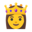 Princess u1f478 Icon 64 x 64