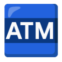 Automated Teller Machine u1f3e7 Icon 128 x 128