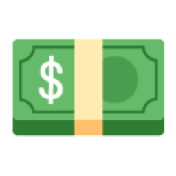 Banknote With Dollar Sign u1f4b5 Icon 256 x 256