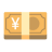 Banknote With Yen Sign u1f4b4 Icon 48 x 48
