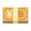 Banknote With Yen Sign u1f4b4 Icon 64 x 64