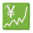 Chart With Upwards Trend And Yen Sign u1f4b9 Icon 48 x 48