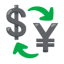 Currency Exchange u1f4b1 Icon 64 x 64