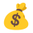 Money Bag u1f4b0 Icon 48 x 48