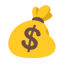 Money Bag u1f4b0 Icon 64 x 64
