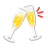 Clinking Glasses u1f942 Icon 48 x 48