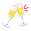 Clinking Glasses u1f942 Icon 64 x 64