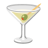 Cocktail Glass u1f378 Icon 48 x 48