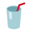 Cup With Straw u1f964 Icon 64 x 64