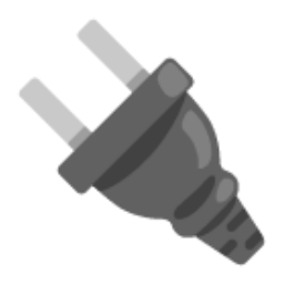 Electric Plug u1f50c Icon 256 x 256