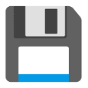 Floppy Disk u1f4be Icon 128 x 128