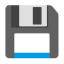 Floppy Disk u1f4be Icon 64 x 64