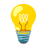 Light Bulb u1f4a1 Icon 48 x 48