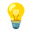 Light Bulb u1f4a1 Icon 64 x 64