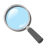Magnifying Glass Tilted Left u1f50d Icon 48 x 48