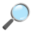Magnifying Glass Tilted Right u1f50e Icon 48 x 48