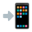 Mobile Phone With Arrow u1f4f2 Icon 48 x 48