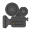 Movie Camera u1f3a5 Icon 64 x 64