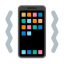 Vibration Mode u1f4f3 Icon 64 x 64