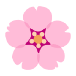 Cherry Blossom u1f338 Icon 256 x 256