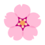 Cherry Blossom u1f338 Icon 64 x 64