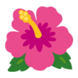 Hibiscus u1f33a Icon 256 x 256