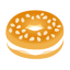Bagel u1f96f Icon 64 x 64