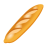 Baguette Bread u1f956 Icon 48 x 48