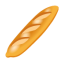 Baguette Bread u1f956 Icon 64 x 64