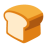 Bread u1f35e Icon 48 x 48