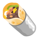 Burrito u1f32f Icon 128 x 128