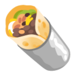 Burrito u1f32f Icon 256 x 256