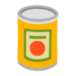 Canned Food u1f96b Icon 256 x 256