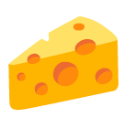 Cheese Wedge u1f9c0 Icon 128 x 128