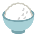 Cooked Rice u1f35a Icon 128 x 128