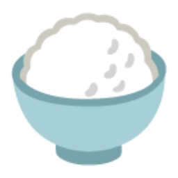 Cooked Rice u1f35a Icon 256 x 256