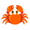 Crab u1f980 Icon 128 x 128