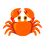 Crab u1f980 Icon 64 x 64