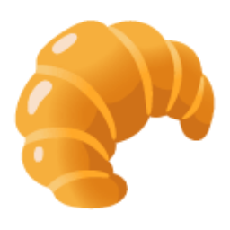 Croissant u1f950 Icon 256 x 256