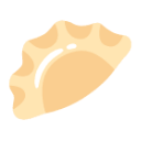 Dumpling u1f95f Icon 128 x 128