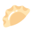 Dumpling u1f95f Icon 48 x 48